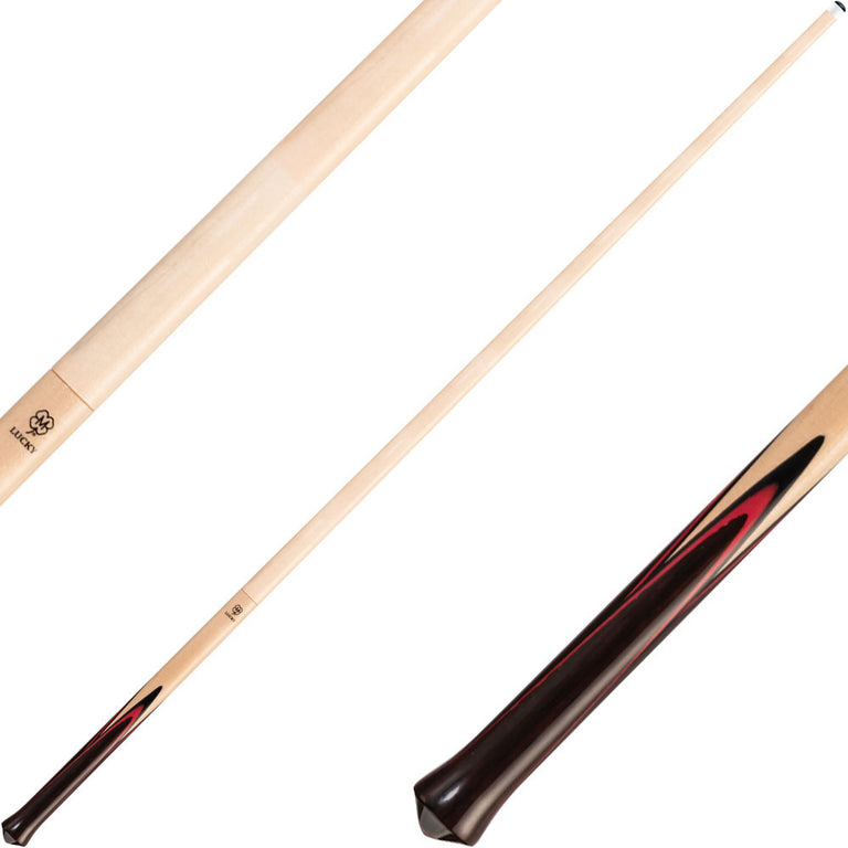 Lucky LJ2 Jump Cue - Red Veneers