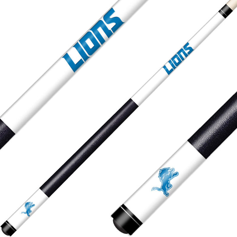 Detroit Lions Cue Laser Etched Billiard Cue