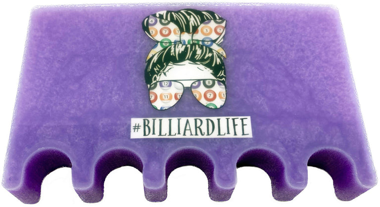 Billiard Life 5 Cue Holder Purple