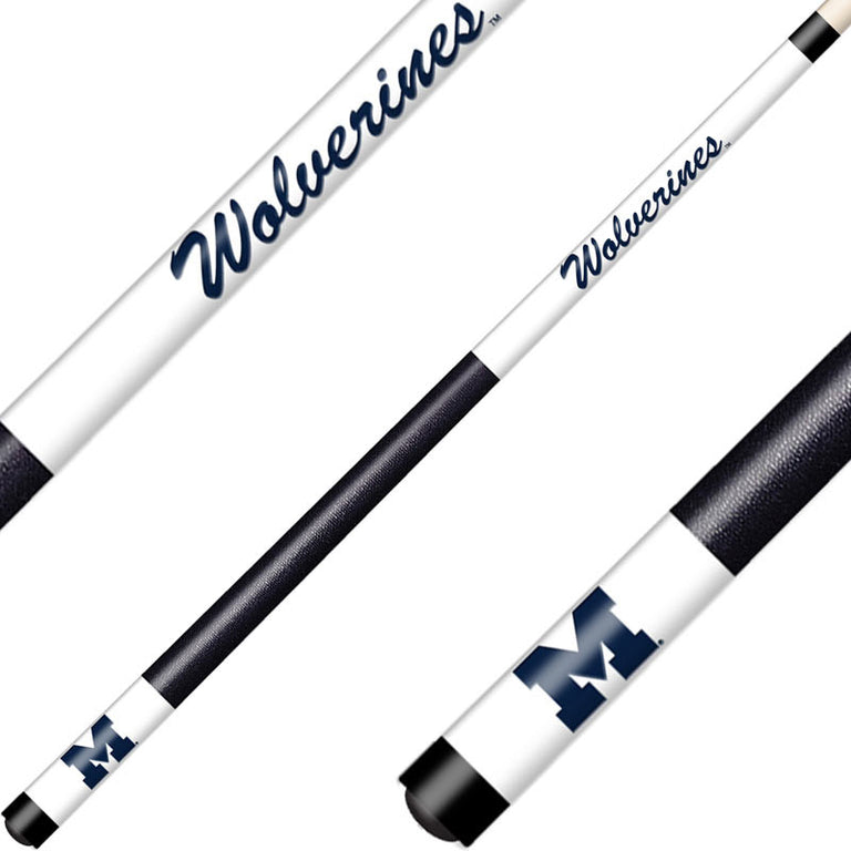 University of Michigan Cue  Laser Etched Billiard Cue