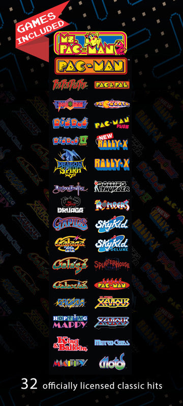 Pac-Man Pixel Bash Arcade Cocktail Black
