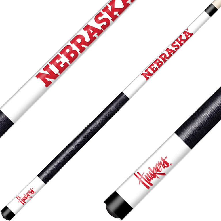 University of Nebraska Cue Laser Etched Billiard Cue