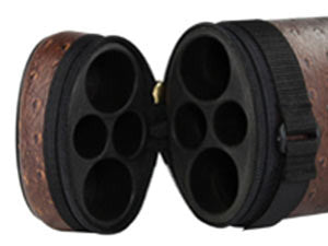 Ozone Pool Cue Case - Tube 2 Butt/2 Shaft - Brown