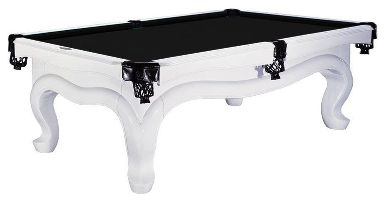 Athens 8 Foot Pool Table Birch White