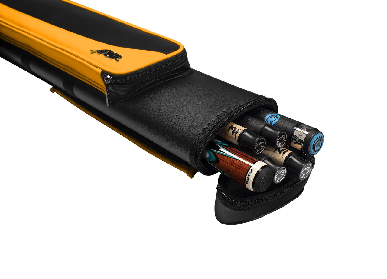 Predator Roadline 2x4 Hard Cue Case - Black and Yellow