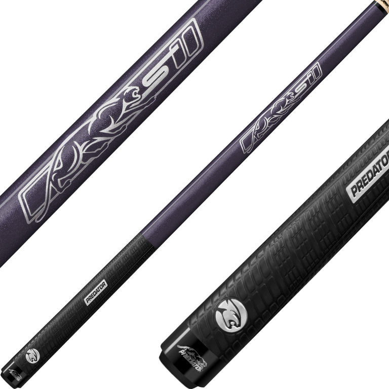 Predator SPOJUNPURSW Purple Sport Shorty Cue - Sport Wrap