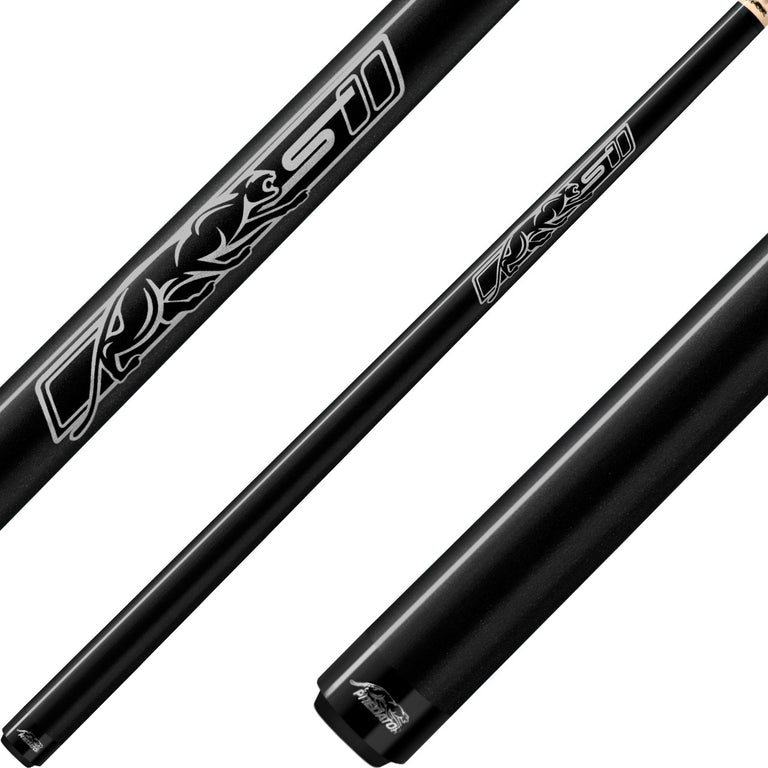 Predator SPOJUNBLANW Black Sport Shorty Cue - No Wrap