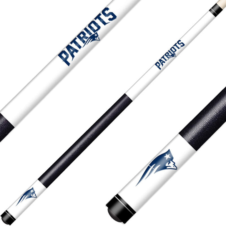 New England Patriots Cue Laser Etched Billiard Cue