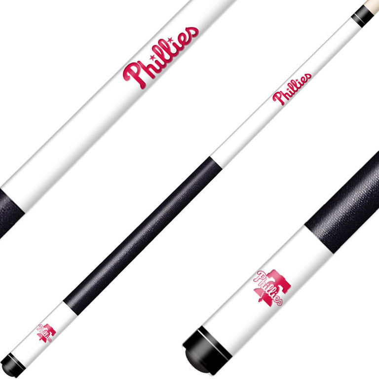 Philadelphia Phillies Cue Laser Etched Billiard Cue