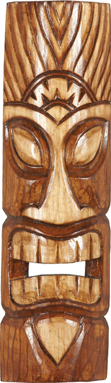 Natural Tiki Mask Outdoor Sign