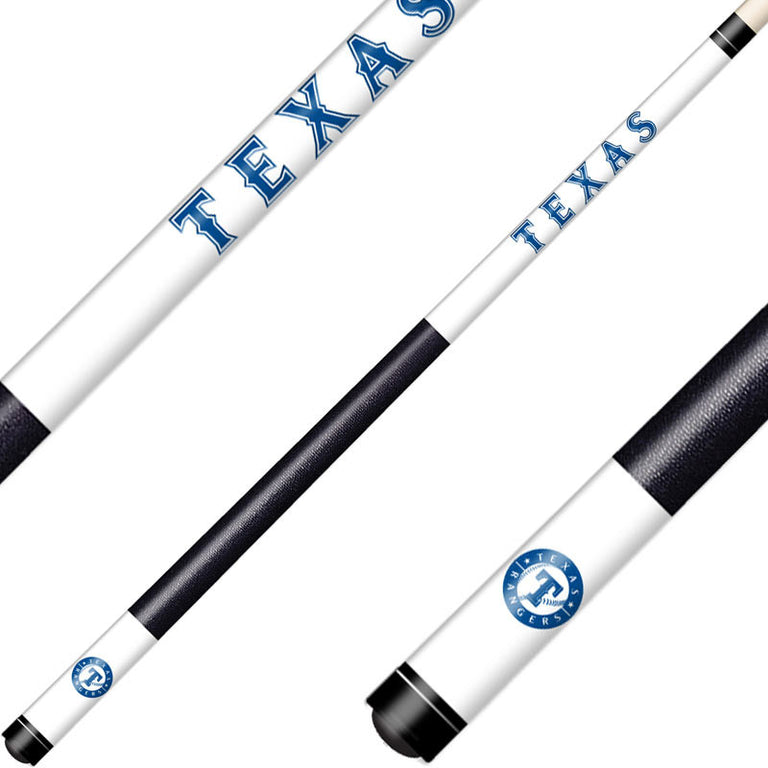 Texas Rangers Cue Laser Etched Billiard Cue