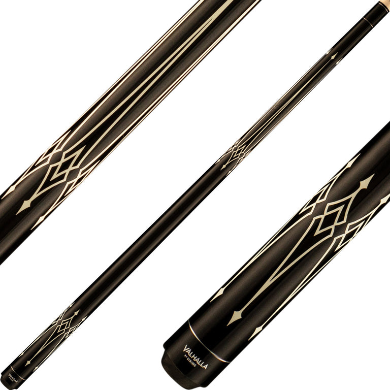 Valhalla VA222 Cue - Black with 12 Points