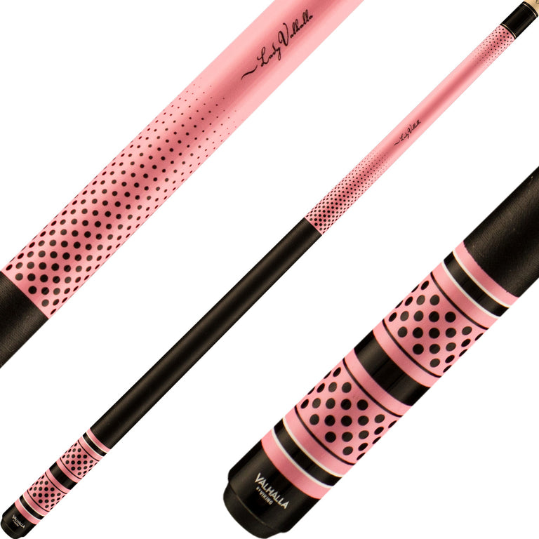 Valhalla VA453 Cue - Pink Lady Valhalla with Black Dots