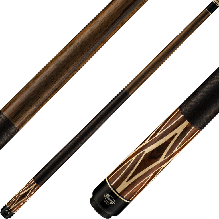 Viking B4151 Pool Cue - East Indian Rosewood and Maple Inlays