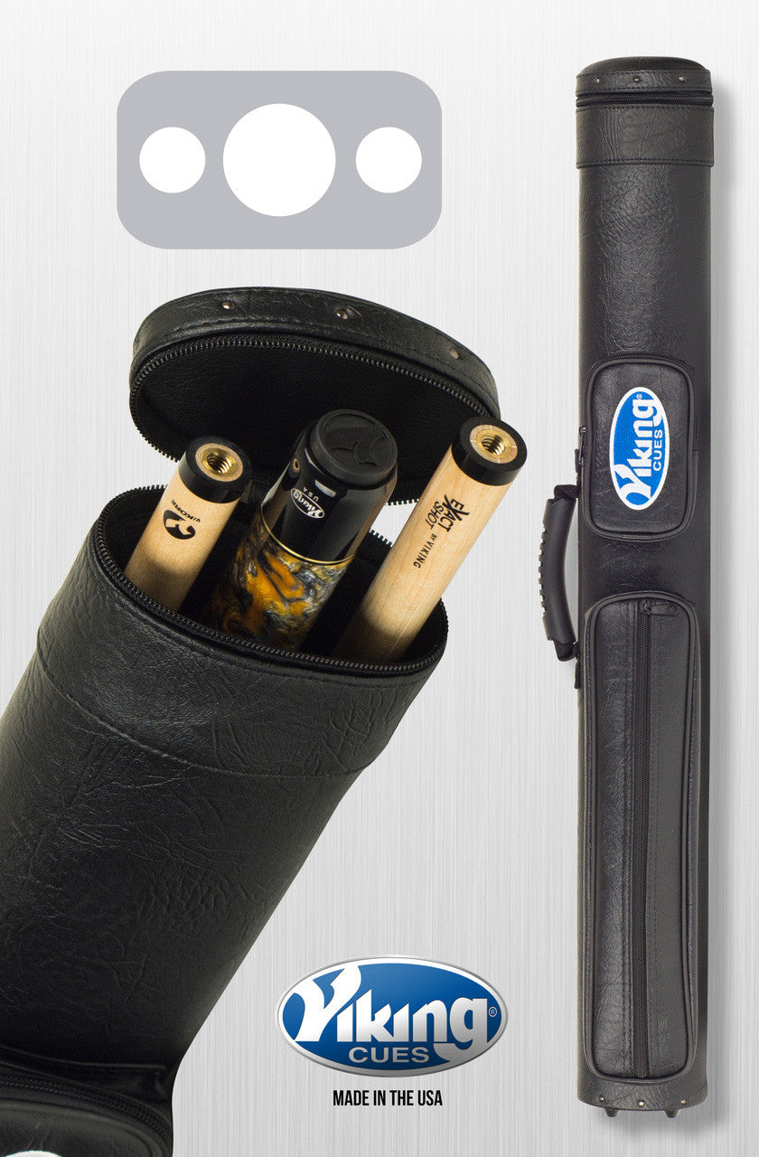 Viking Pro 1x2  Hard Cue Case - Black