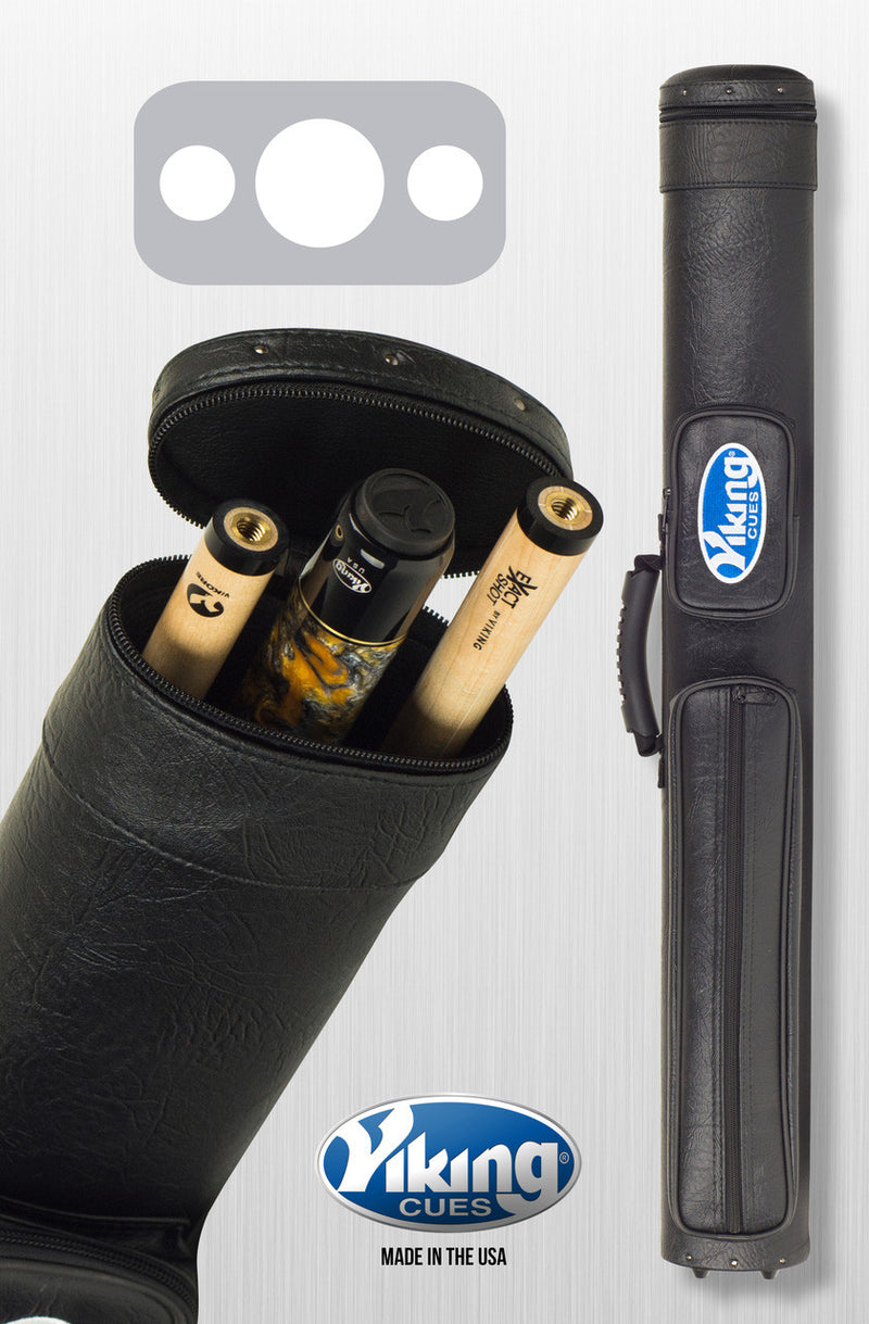 Viking Pro 1x2  Hard Cue Case - Black