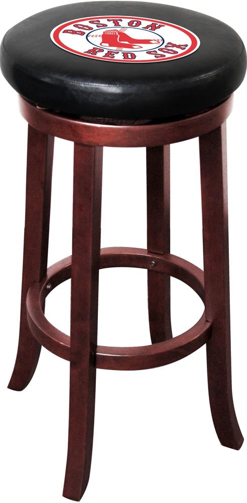 Boston Red Sox Wooden Bar Stool