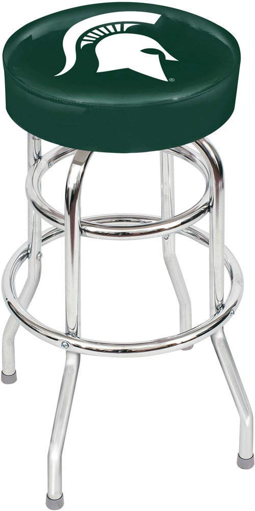 Michigan State Chrome Bar Stool