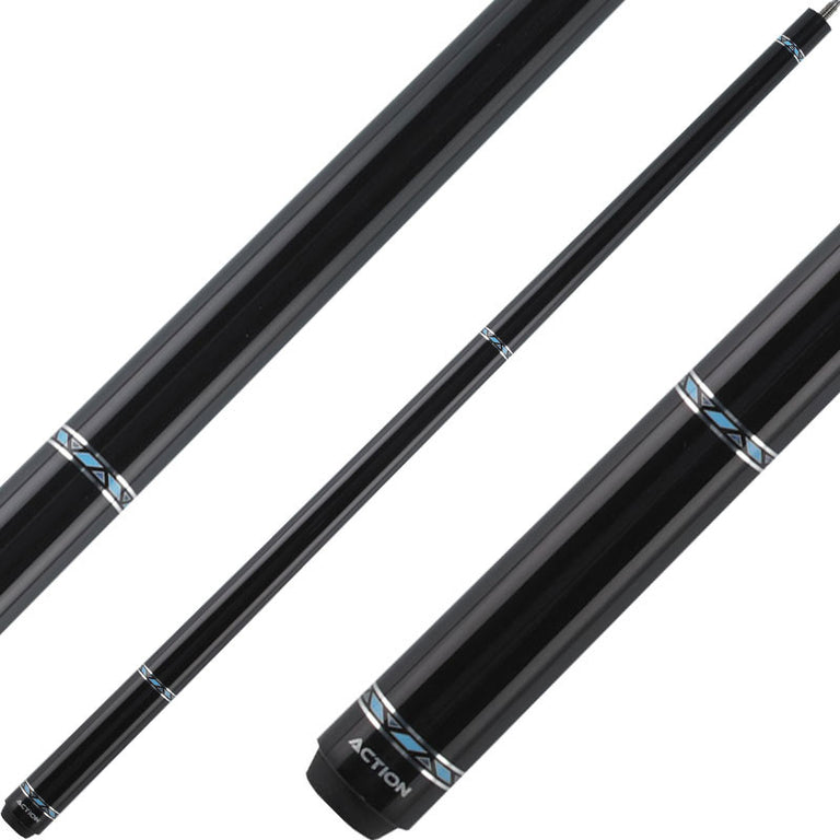 Action VAL26 Value Cue - Black with Silver Rings