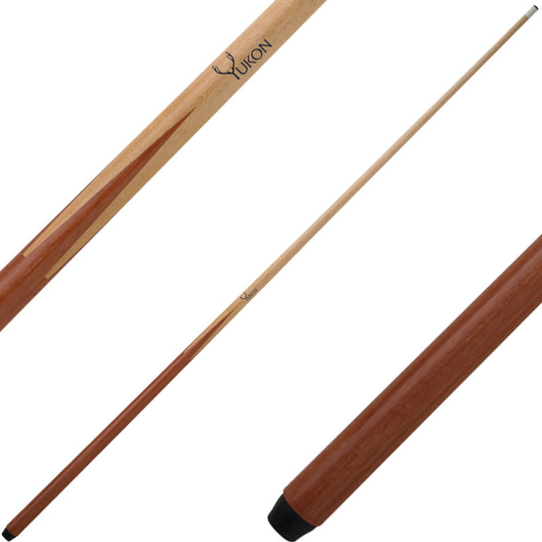 Yukon YUK02-19 One Piece Cue with Layer Leather Screw On Tip 19oz