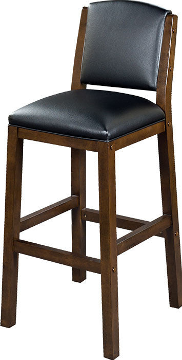 Heritage Collection 30" Backed Barstool - Nutmeg