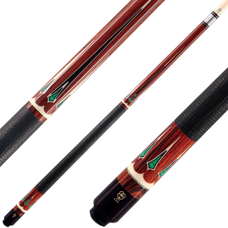 McDermott G706 G Series Cue - Cocobolo With 6 Malachite Points