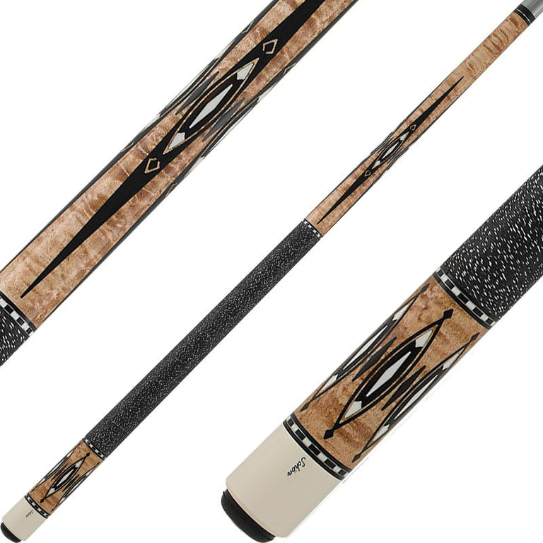 Schon CX88 Pool Cue - Birdseye Maple with Ebony and Micarta