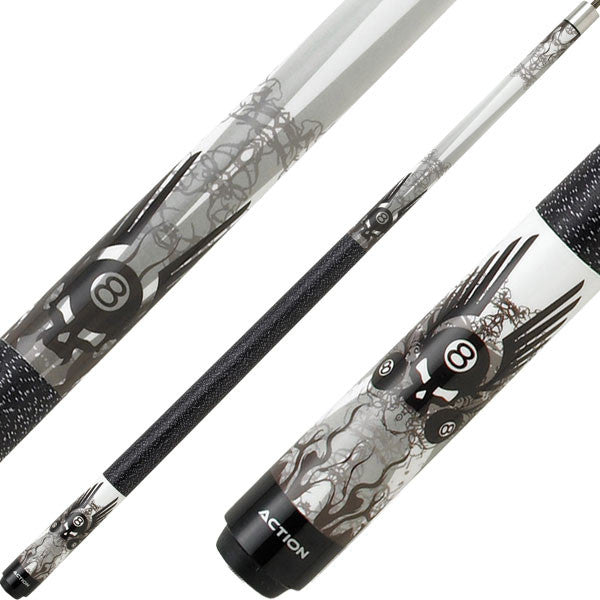 Eight Ball Mafia EBM01 Play Cue - 8 Ball Skull with Wings