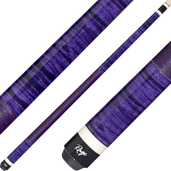Rage RG130 Pool Cue - Tiger Stripe Purple