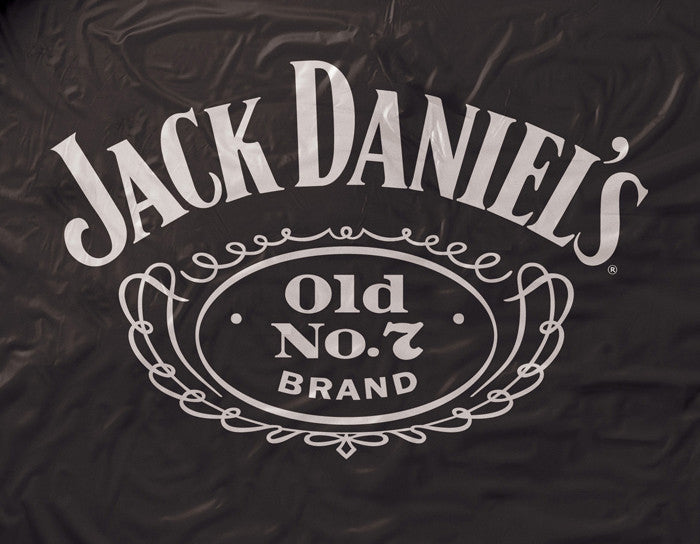 Jack Daniel's Black Vinyl Pool Table Cover - 8 ft. Tables