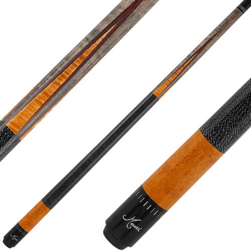 Meucci SW Bar Box 1 Pool Cue - SWBB1 Grey with Orange Points