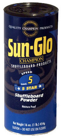 Sun Glo Shuffleboard Powder - Speed 5 - Five Star